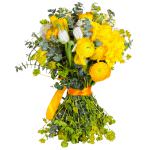 Свадебные букеты невесты из ранункулюсов