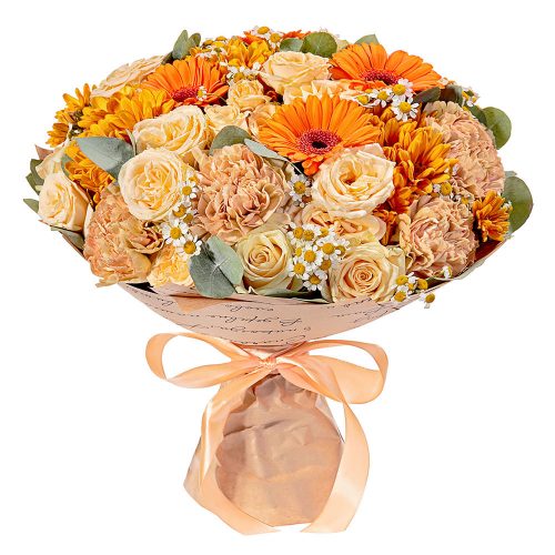 Роскошный букет «Солнечный рассвет»