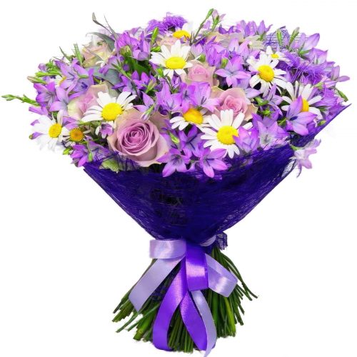 Флористический букет «Весенний Шарм»