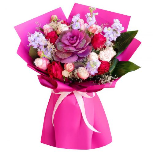 Цветочный букет «Романтический Вихрь»