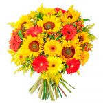 Букеты с герберами