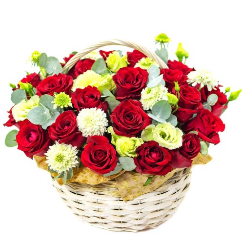 Корзина с цветами «Чудо»