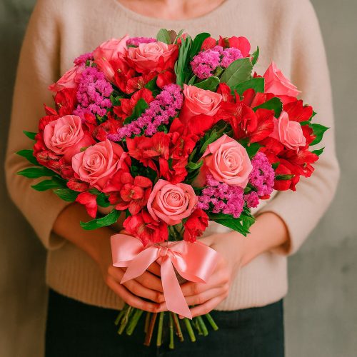 Авторский букет «Цветочное вдохновение»