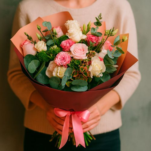Букет цветов «Парижская мечта»