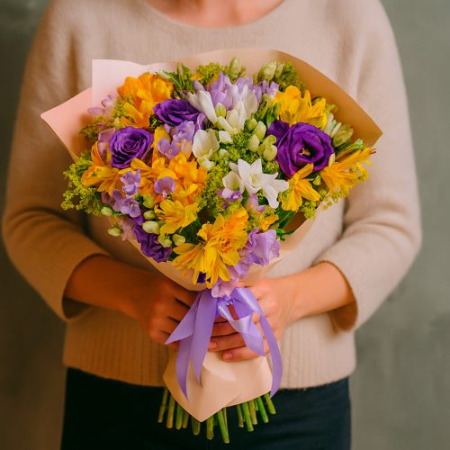 Праздничный букет «Утренний свет»